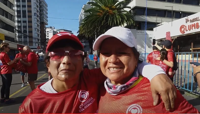 World Heart Day 2023 - What's your biggest fear - 2 women with one with their arm over the shoulders of the other